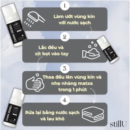 Thumbnail Dung Dịch Vệ Sinh Tạo Bọt Nam Nữ stillU 100ml Hương Nước Hoa Khử Mùi Cân Bằng Độ pH Ngừa Viêm Ngứa 4