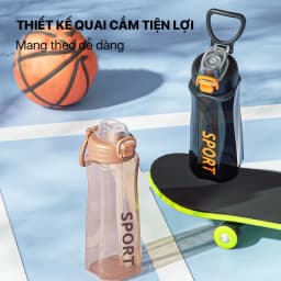 Thumbnail Dung tích lớn cùng bình nước thể thao phong cách mới 3