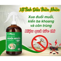 Thumbnail Đuổi Muỗi Từ Tinh Dầu Sả Chanh AroMazz Xua Đuổi Côn Trùng-Kiến Ba Khoang-Khử Mùi Chai Lớn 300ml 2
