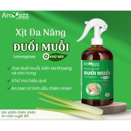 Thumbnail Đuổi Muỗi Từ Tinh Dầu Sả Chanh AroMazz Xua Đuổi Côn Trùng-Kiến Ba Khoang-Khử Mùi Chai Lớn 300ml 3