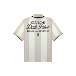 Thumbnail DVRK - Áo Polo Jersey Sọc Cổ Khóa Kéo Màu Xám-DVRK-25S 3