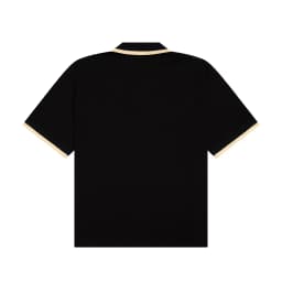 Thumbnail DVRK - Áo Polo Tay Ngắn Họa Tiết Sọc Ngang Màu Đen -DVRK-24W 3