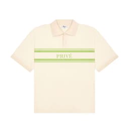 Thumbnail DVRK - Áo Polo Tay Ngắn Họa Tiết Sọc Ngang Màu Kem -DVRK-24W 2