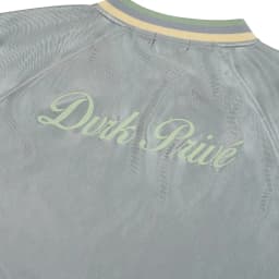 Thumbnail DVRK - Áo Thun Baseball Tay Ngắn Cổ Sọc Form Loose Màu Xám-DVRK-25R 4