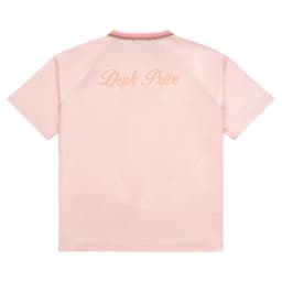 Thumbnail DVRK - Áo Thun Baseball Tay Ngắn Cổ Sọc Form Loose Màu Hồng-DVRK-25R 2