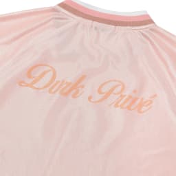 Thumbnail DVRK - Áo Thun Baseball Tay Ngắn Cổ Sọc Form Loose Màu Hồng-DVRK-25R 4