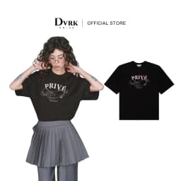 Thumbnail DVRK - Áo Thun Form Boxy Họa Tiết Dachshund Màu Đen-DVRK-24W 1