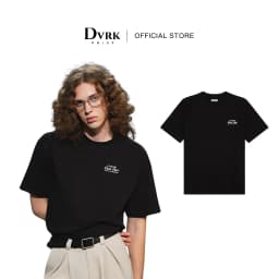 Thumbnail DVRK - Áo Thun Tay Ngắn Form Boxy In Logo Rêverie Màu Đen-DVRK-25S 1