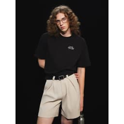 Thumbnail DVRK - Áo Thun Tay Ngắn Form Boxy In Logo Rêverie Màu Đen-DVRK-25S 4