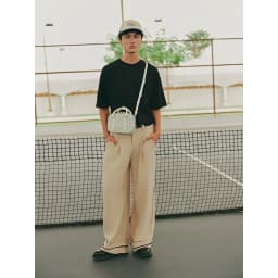 Thumbnail DVRK - Áo Thun Trơn Basic Boxy Fit Thêu Logo Màu Đen-DVRK-24FW 4