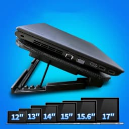 Thumbnail Đế tản nhiệt laptop ZTU SMART R2 Với Hai Quạt Siêu Mát Dùng Cho Máy 14 đến 17 inch 1