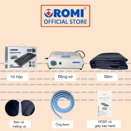 Thumbnail Đệm hơi chống loét có thông khí cao cấp OROMI HF6001 - Hỗ trợ giảm tê bì, lở loét cho người già/bệnh 2