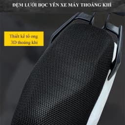 Thumbnail Đệm lưới bọc yên xe máy MYT Bọc lưới 3D lót yên xe máy chống nóng chống trượt thoải mái Polyester chất lượng cao 3