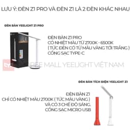Thumbnail Đèn bàn tích điện Yeelight LED Z1 Pro - Pin 2500mAh tích điện lên đến 40 giờ 2
