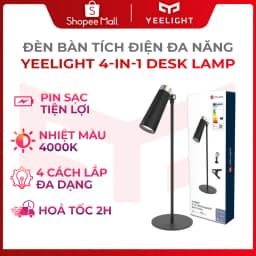 Thumbnail Đèn bàn Yeelight YLYTD0011 đa năng 4 biển thể sử dụng, điều khiển cảm ứng, pin sạc 1800mah 2
