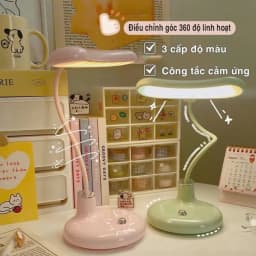 Thumbnail Đèn học để bàn chống cận cho bé LONGDA tích điện  phím cảm ứng bảo thiết kế dễ thương hành 6 tháng 3