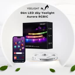 Thumbnail Đèn led dây Yeelight Aurora RGBIC, tùy chỉnh 16 triệu màu, đồng bộ âm nhạc, kết nối APP Yeelight 1