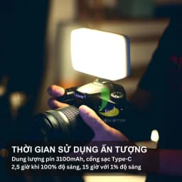 Thumbnail Đèn Led đổi màu HOSAN ulanzi VL120 RGB hỗ trợ quay phim chụp ảnh tích hợp 20 hiệu ứng ánh sáng ấn tượng 4