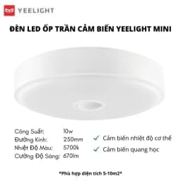 Thumbnail Đèn led ốp trần cảm biến chuyển động Yeelight Crystal Sensory Light Mini 250mm bản quốc tế 2