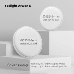 Thumbnail Đèn Led Ốp Trần Thông Minh Yeelight Arwen S450 và S550 - 50W Led RGB - Hỗ trợ Homekit - BH 12 Tháng 2