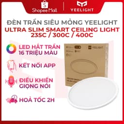 Thumbnail Đèn led ốp trần trang trí Yeelight 235C/300C/400C, hắt trần RGB, chế độ ánh trăng, mặt trời, bóng râm, tích hợp Homekit 1
