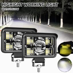 Thumbnail Đèn led vuông LYMOYO 78W 12V 24V chống nước gắn xe tải địa hình SUV 3