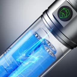 Thumbnail Đèn pin siêu sáng  pin Lithium 7200mAh công suất lớn-có thể thu phóng bằng kính thiên văn - đèn LED hiển thị thông minh 2