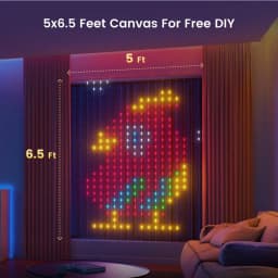 Thumbnail Đèn rèm trang trí Yeelight Curtain Light, nhiều hiệu ứng ánh sáng, RGBIC đồng bộ âm nhạc 3