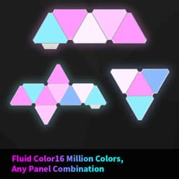 Thumbnail Đèn trang trí dán tường Yeelight Smart Light Panels, Led RGB 16 triệu màu lắp ghép thông minh, hỗ trợ Google, Alexa 2