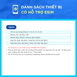Thumbnail ESIM 4G Vietnamobile Data 7GB/Ngày + FREE Nội Mạng. Trọn Gói 1 Năm Không Nạp Tiền. Hàng Độc Quyền 4
