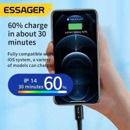 Thumbnail Essager 27w PD USB c sang Lcáp sạc nhanh cho ip Type c cho dây 4