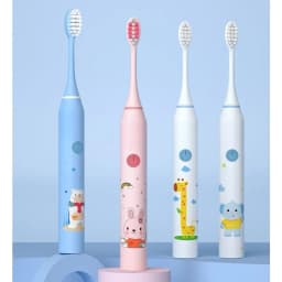 Thumbnail EVEBOT Bàn chải đánh răng điện trẻ em, Bàn chải đánh răng lông mềm rung siêu âm, Vệ sinh răng miệng, Chống nước IPX7, Sạc USB, 5 cấp độ có thể điều chỉnh 2