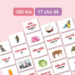 Thumbnail Flashcard - Bộ 200 thẻ học thông minh song ngữ Glenn Doman Thế Giới Xung Quanh 3