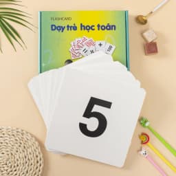 Thumbnail Flashcard Dạy Trẻ Học Toán Glenn Doman - Bộ 59 thẻ học thông minh phát triển tư duy logic cho trẻ từ 0-6 tuổi 2