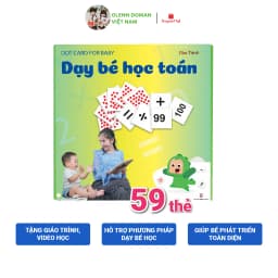 Thumbnail Flashcard Dạy Trẻ Học Toán Glenn Doman- Bộ 59 Thẻ Học Thông Minh Phát Triển Tư Duy Logic Cho Trẻ Từ 0-6 Tuổi 1