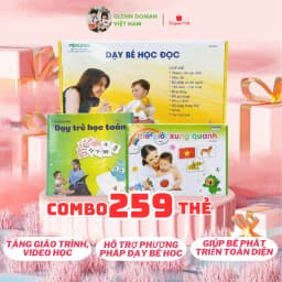 Thumbnail Flashcard, thẻ học thông minh cho bé, Combo 259 thẻ chuẩn Glenn Doman giáo dục sớm từ 0-6 tuổi (có hỗ trợ cách dạy) 1