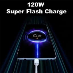 Thumbnail Fonken 120W Turbo Cáp Sạc USB Loại C Dây Dữ Liệu Cho Xiaomi Mi 13 12 Pro Redmi Note 11 12 Realme POCO 2