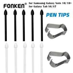 Thumbnail Fonken 5 CÁI Stylus S Pen Mẹo Bộ công cụ nạp lại bút cho Samsung-Galaxy Tab S6 / Tab S7 S6 lite S8 + Note 10 20 Đầu bút Stylus 1