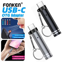 Thumbnail Fonken Mini OTG Type-C Điện Thoại Chống Gió Charing Làm Nóng Adapter Cho Gia Đình Ngoài Trời 2