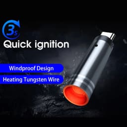 Thumbnail Fonken Mini OTG Type-C Điện Thoại Chống Gió Charing Làm Nóng Adapter Cho Gia Đình Ngoài Trời 4
