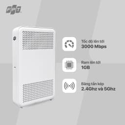 Thumbnail FPT Access Point AX3000CV2 Hỗ trợ Wifi 6 3000 Mbps, ăng ten ẩn - Thiết bị phát sóng Wifi thế hệ mới 3