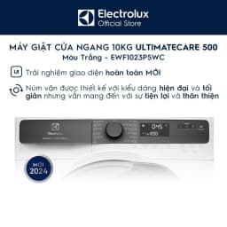 Thumbnail Free giao lắp - Máy giặt cửa ngang Electrolux 10kg UltimateCare 500 - Trắng EWF1023P5WC 4