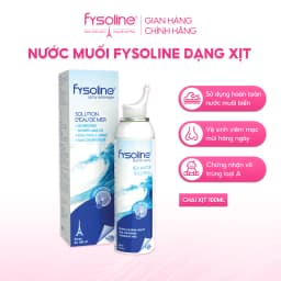 Thumbnail Fysoline - Xịt nước muối biển sâu Pháp 100ml - Vệ sinh, giữ ẩm, cân bằng sinh lý niêm mạc mũi 1