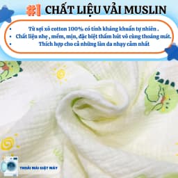 Thumbnail Ga Cũi Cho Bé GOLDCAT Cắt Theo Kích Thước Yêu Cầu, Chất Liệu Cotton Mềm Mát, An Toàn Cho Bé 2