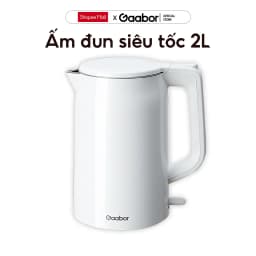 Thumbnail Gaabor ấm siêu tốc 2L bình đun công suất 1500W cao cấp ấm đun inbox 304 cách nhiệt EK20M-WH01A 1