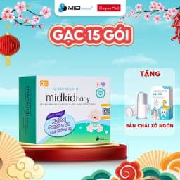 Thumbnail Gạc rơ lưỡi Midkidbaby hộp 15 gói ướt đạt tiêu chuẩn iso 5 sao giúp làm sạch răng, lưỡi, nướu 1