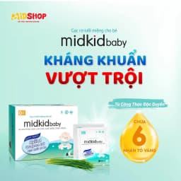 Thumbnail Gạc rơ lưỡi Midkidbaby hộp 15 gói ướt đạt tiêu chuẩn iso 5 sao giúp làm sạch răng, lưỡi, nướu 4