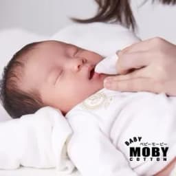 Thumbnail Gạc rơ lưỡi Moby Baby vệ sinh răng miệng cho bé (5x5cm) 1