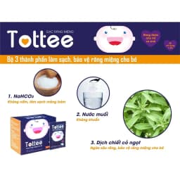Thumbnail Gạc Rơ Lưỡi Tottee Làm Sạch Và Ngăn Ngừa Các Vấn Đề Răng Miệng Cho Bé Hộp 30 Gói 3