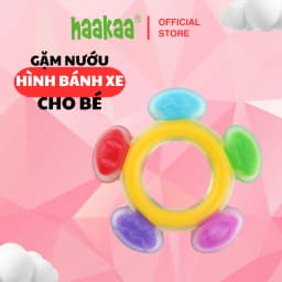 Thumbnail Gặm Nướu Cho Bé Hình Bánh Xe Haakaa, New Zealand. Chất Liệu Silicone Cao Cấp, Chứng Nhận An Toàn FDA 1